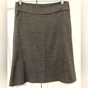 Forever 21 Gray Flare A-Line Skirt Medium